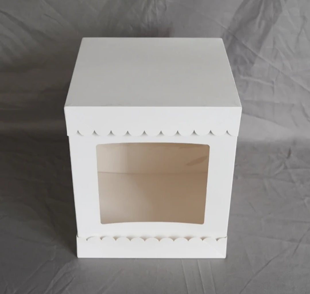 1-10x12 inch white cake box